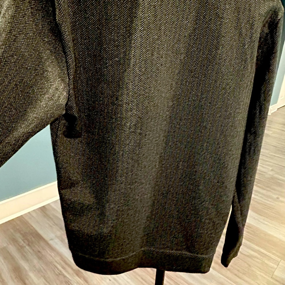 Men’s Dark Gray Saltwater Quarter Zip Sweatshirt- XS